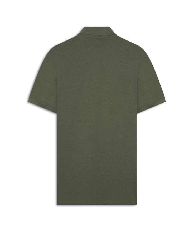Polo Piquet Melange Easa Verde Mescla