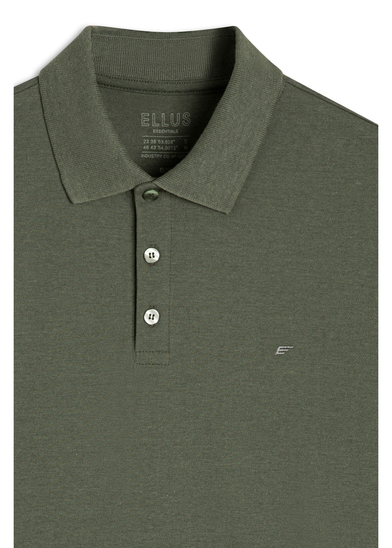 Polo Piquet Melange Easa Verde Mescla