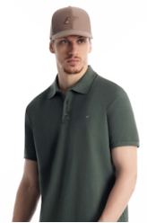 Polo Piquet Melange Easa Verde Mescla