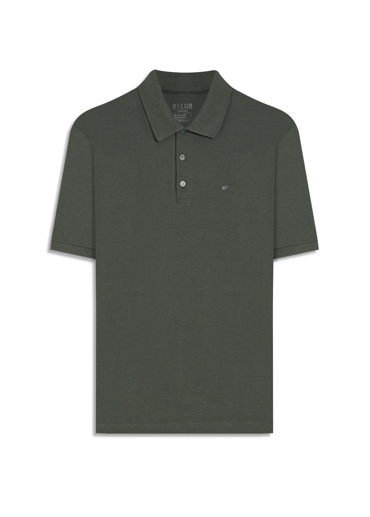 Polo Piquet Melange Easa Verde Mescla