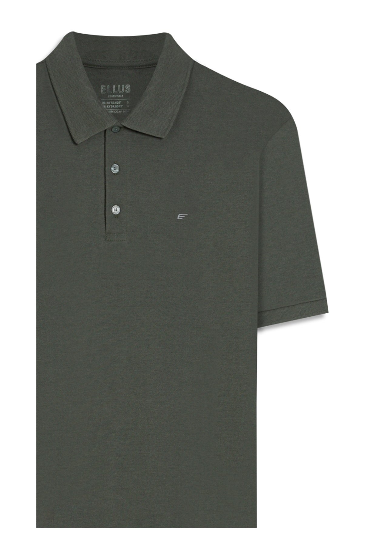 Polo Piquet Melange Easa Verde Mescla