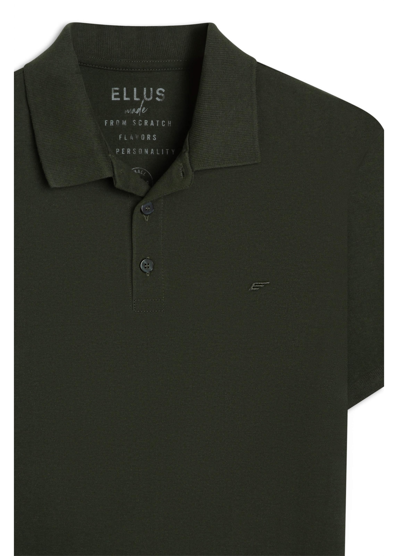 Polo Piquet Melange Easa Verde Militar