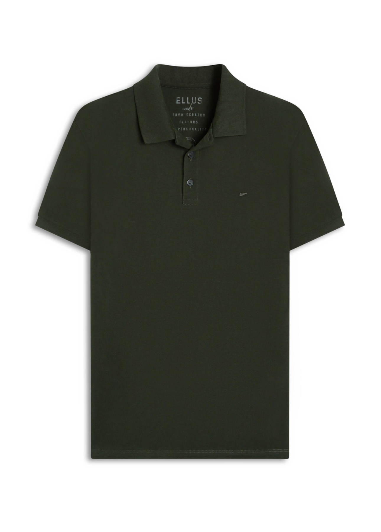 Polo Piquet Melange Easa Verde Militar
