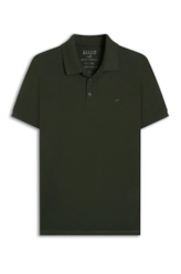 Polo Piquet Melange Easa Verde Militar