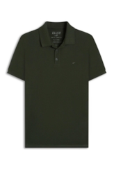 Polo Piquet Melange Easa Verde Militar