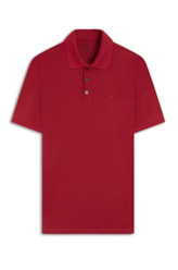 Polo Piquet Melange Easa Vermelho i
