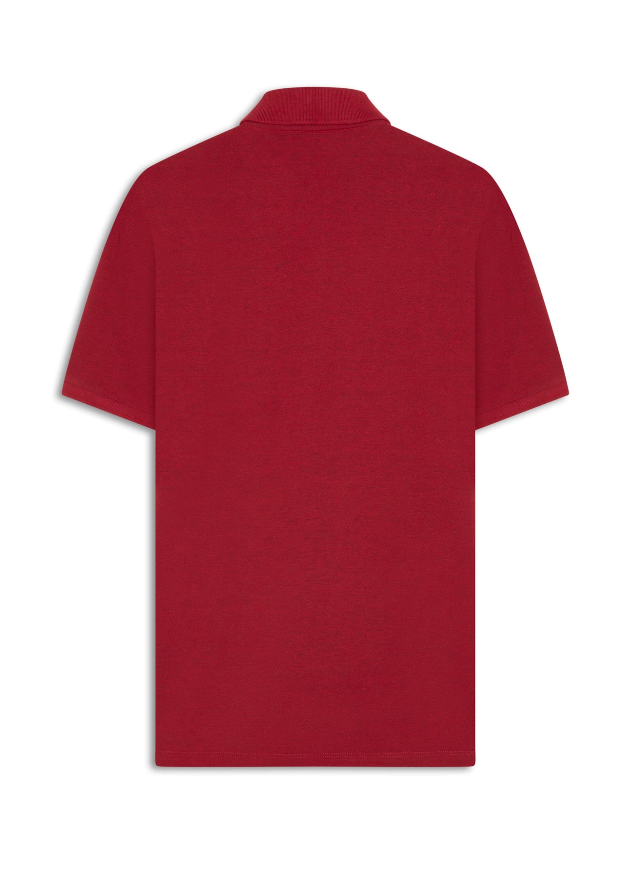 Polo Piquet Melange Easa Vermelho i
