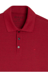 Polo Piquet Melange Easa Vermelho i