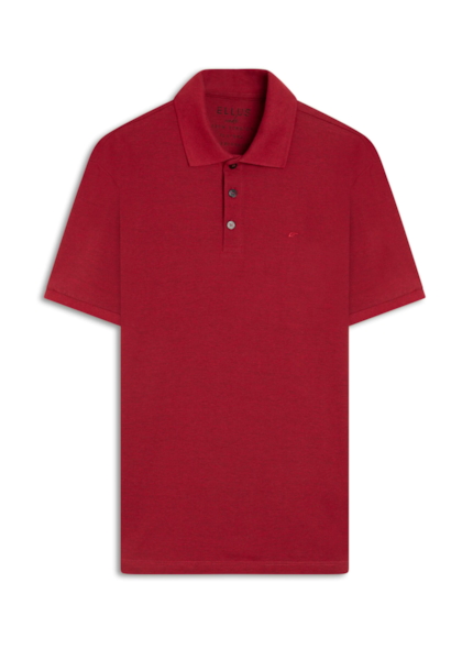 Polo Piquet Melange Easa Vermelho i