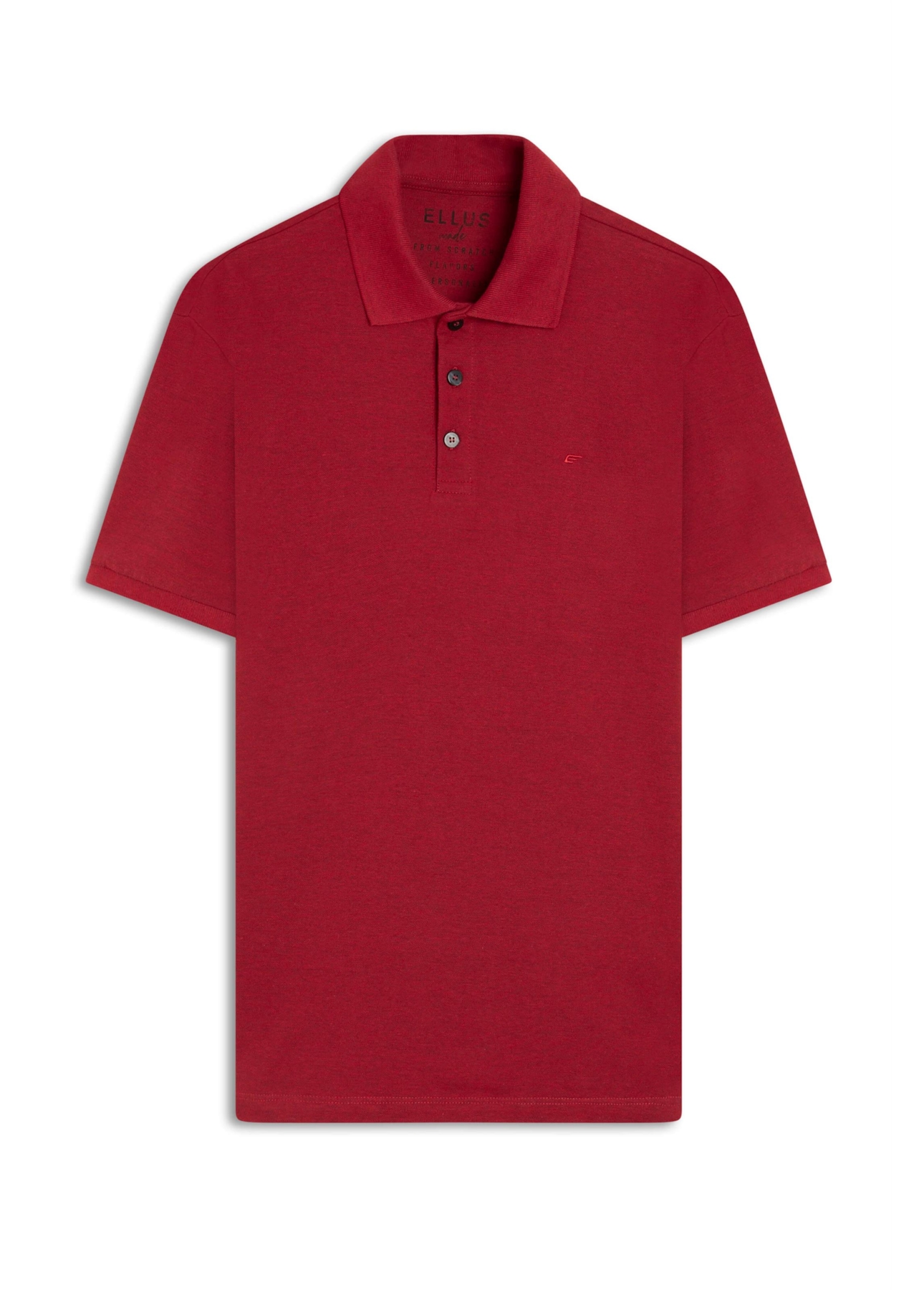 Polo Piquet Melange Easa Vermelho i