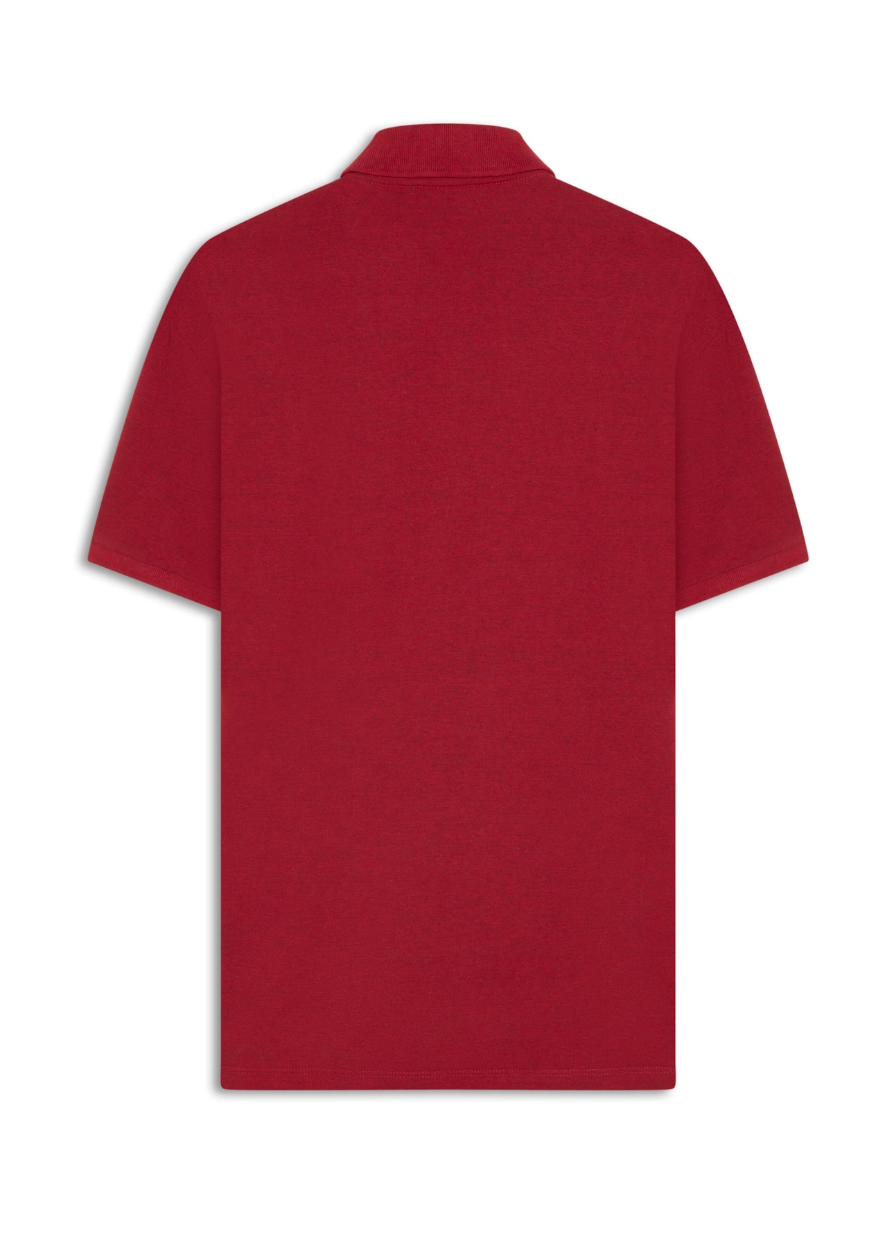 Polo Piquet Melange Easa Vermelho i