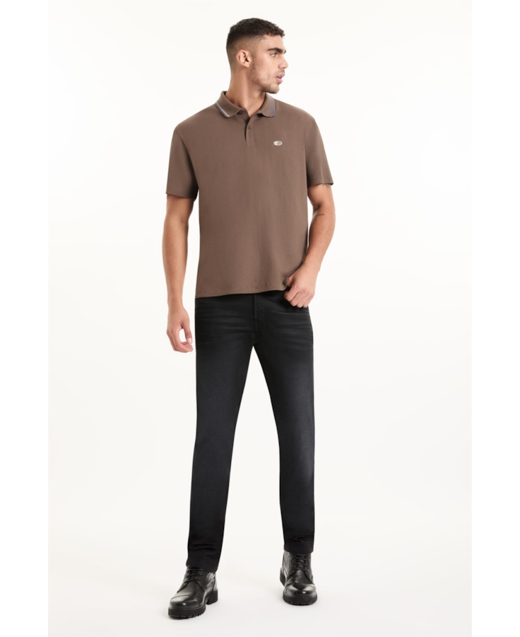 Polo Piquet Metal Ellus Classic Mc Castor