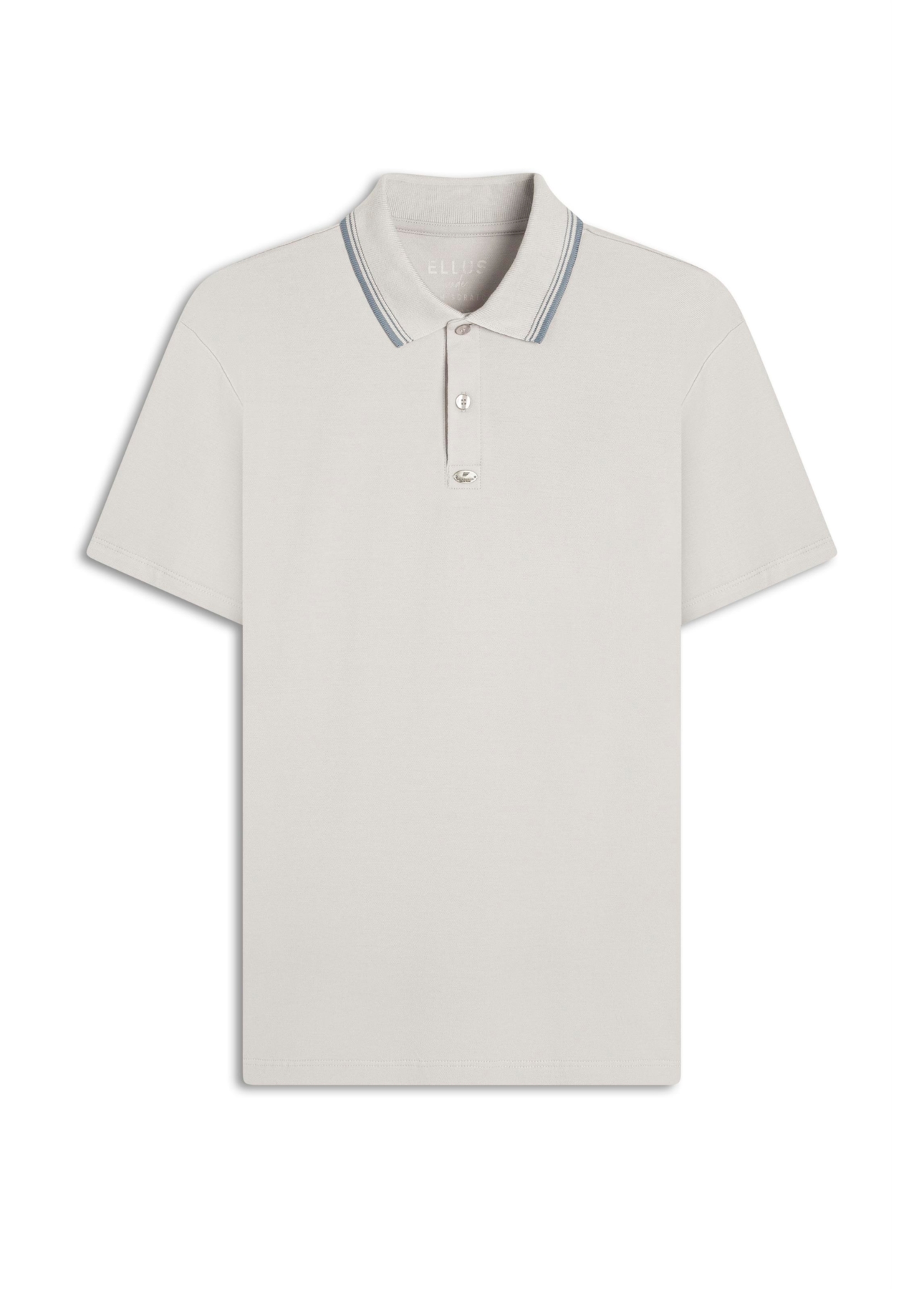 Polo Piquet Metal Peitilho Classic Mc Prata