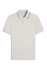 Polo Piquet Metal Peitilho Classic Mc Prata