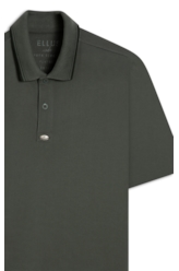 Polo Piquet Metal Peitilho Classic Mc Verde Army