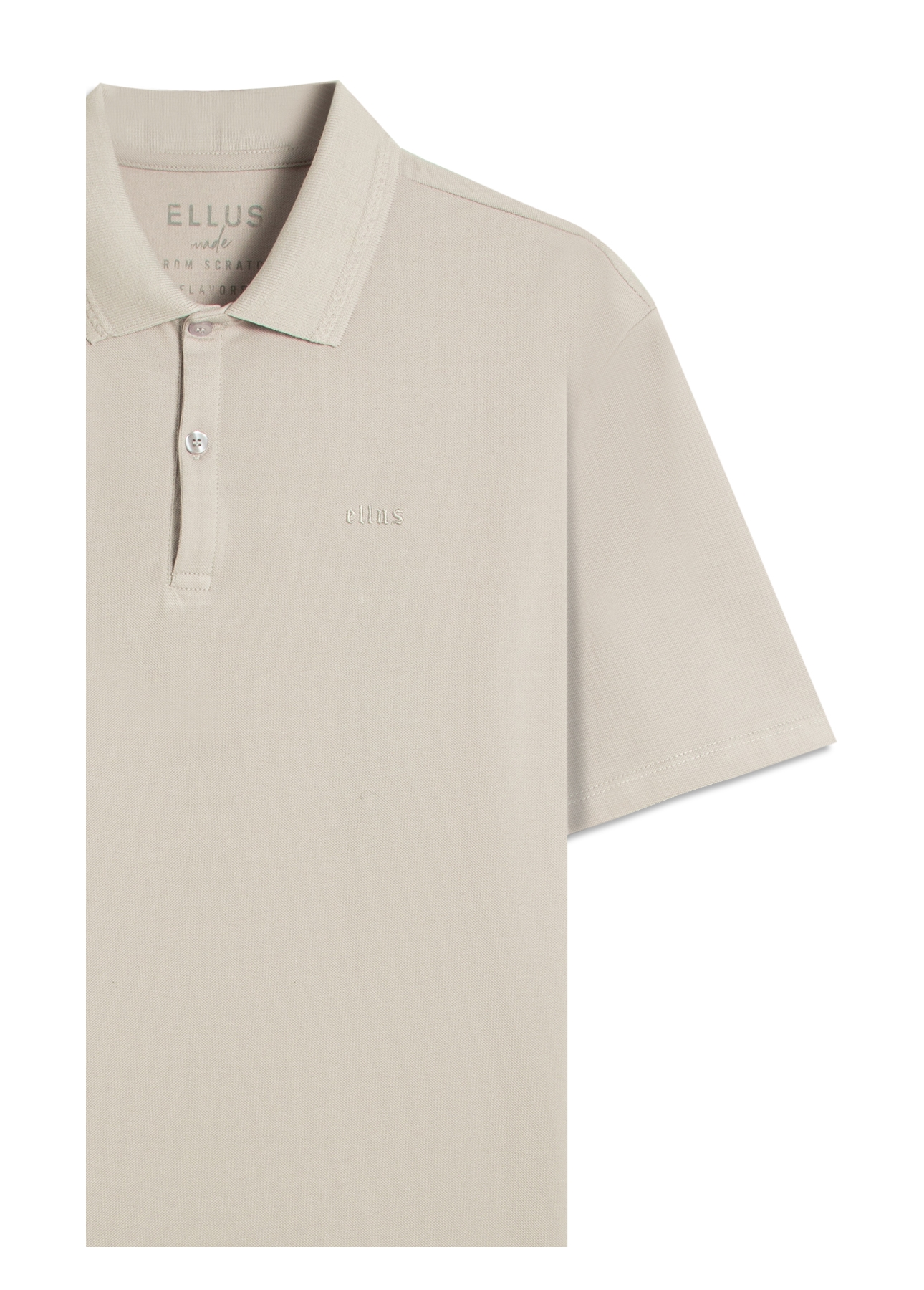 Polo Piquet Nervura Classic Azul Seco