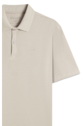 Polo Piquet Nervura Classic Azul Seco