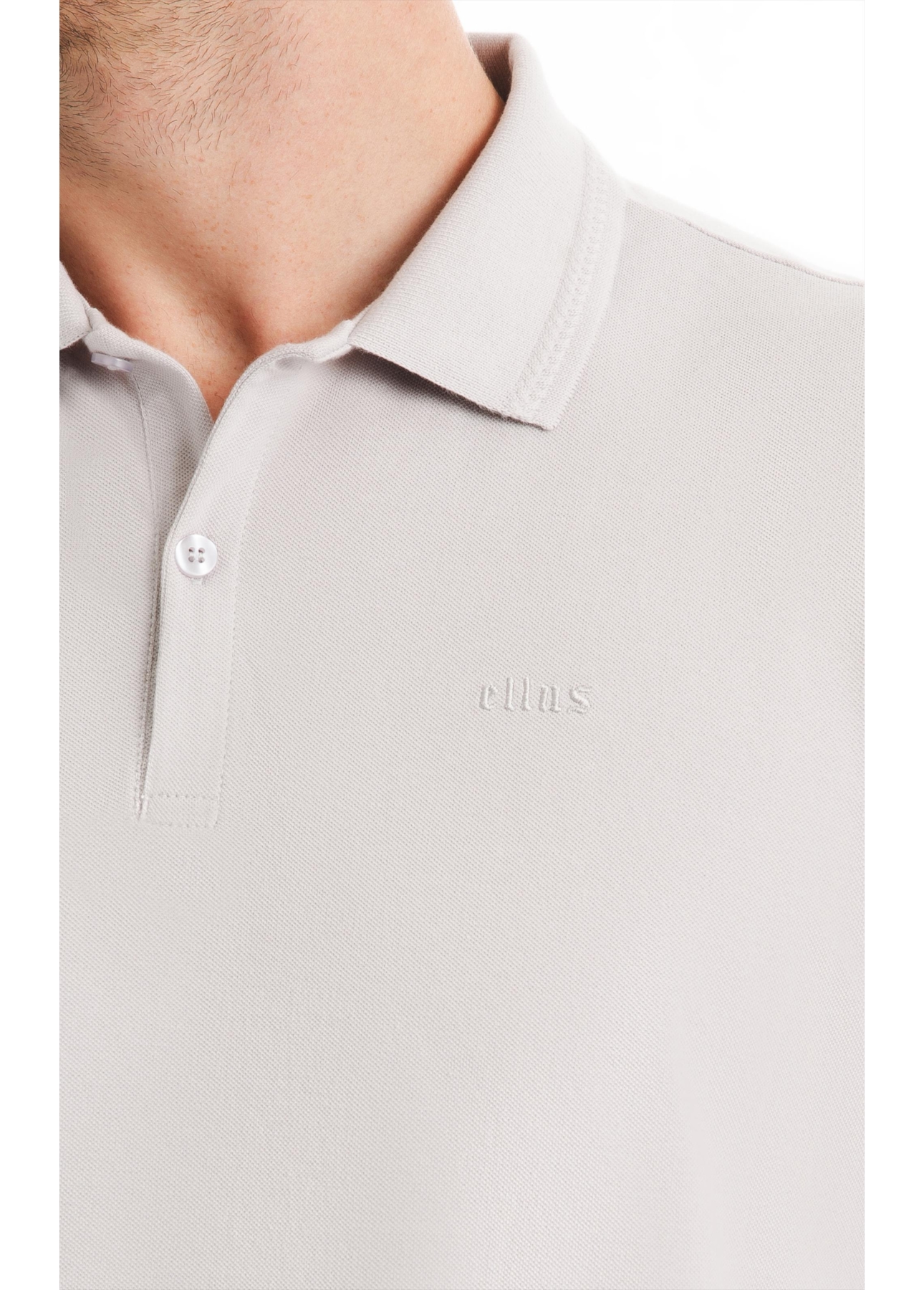 Polo Piquet Nervura Classic Azul Seco