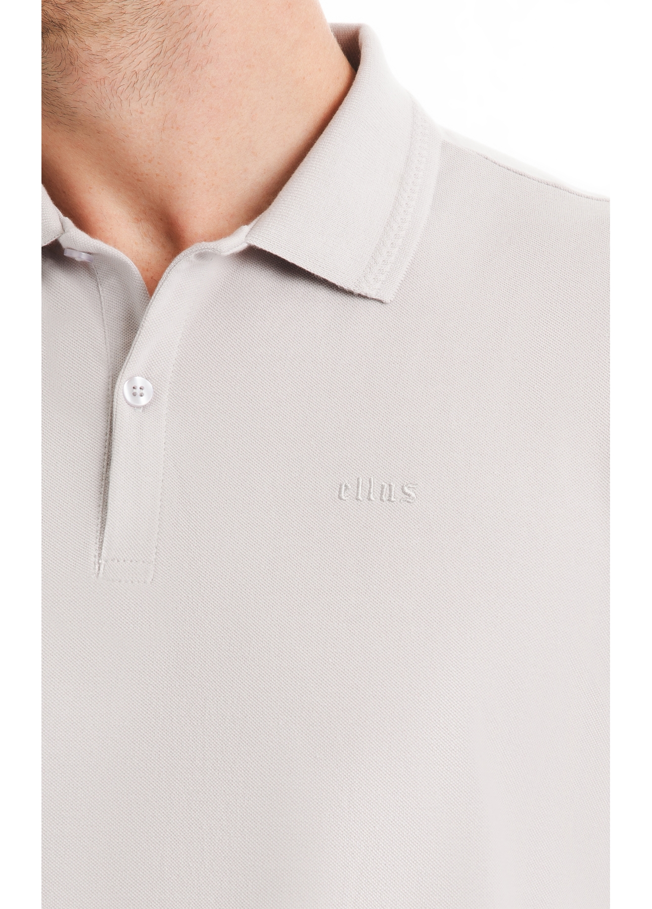 Polo Piquet Nervura Classic Azul Seco