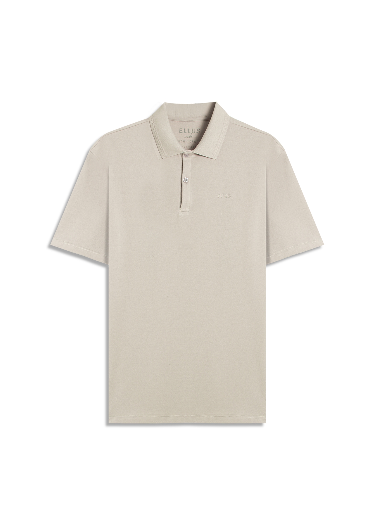 Polo Piquet Nervura Classic Azul Seco