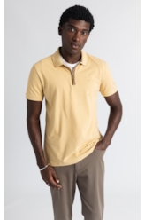 Polo Piquet Pipping Areia Seca