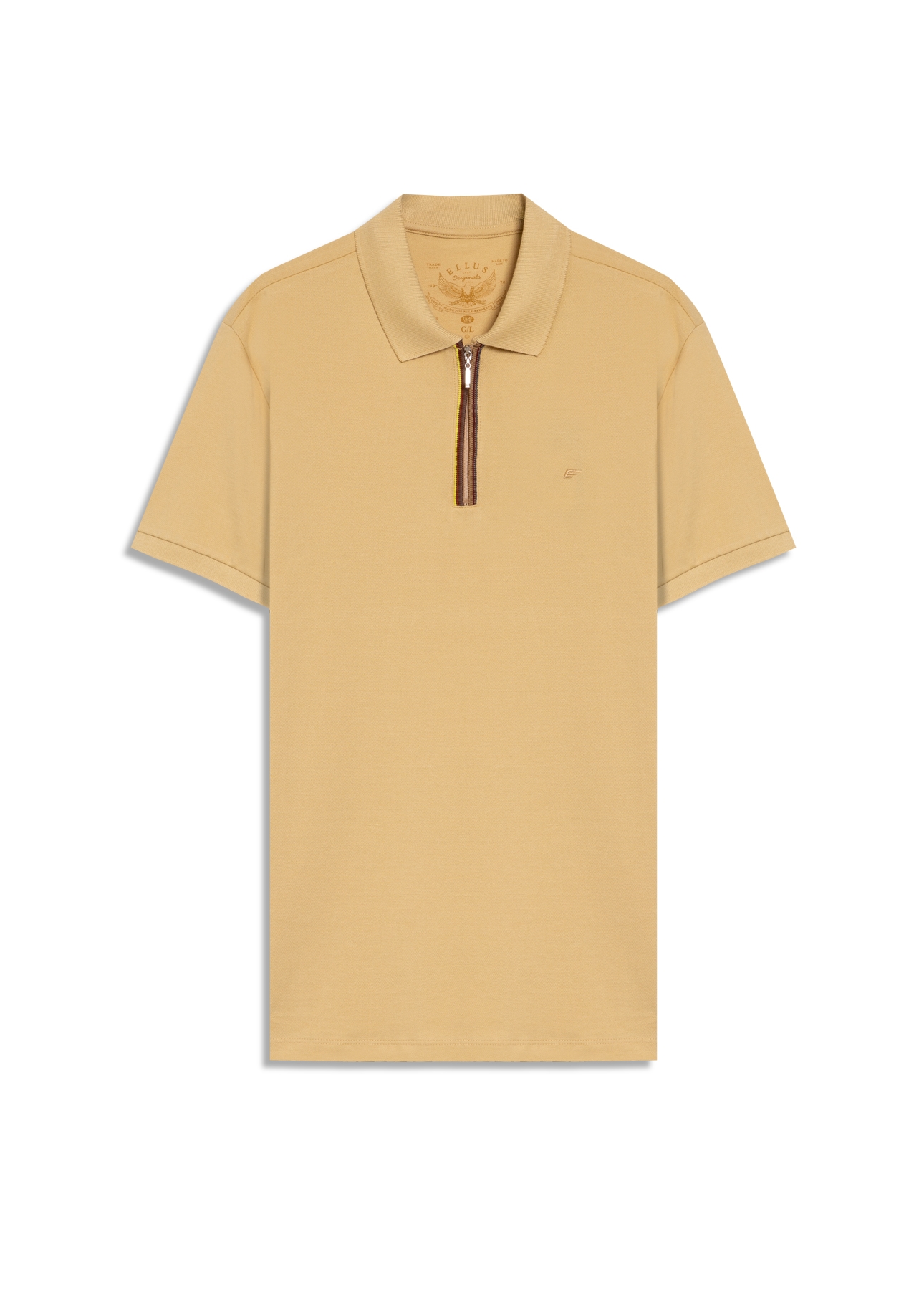 Polo Piquet Pipping Areia Seca
