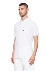 Polo Piquet Pocket Classic Mc Branco