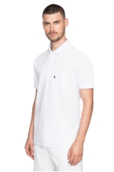 Polo Piquet Pocket Classic Mc Branco