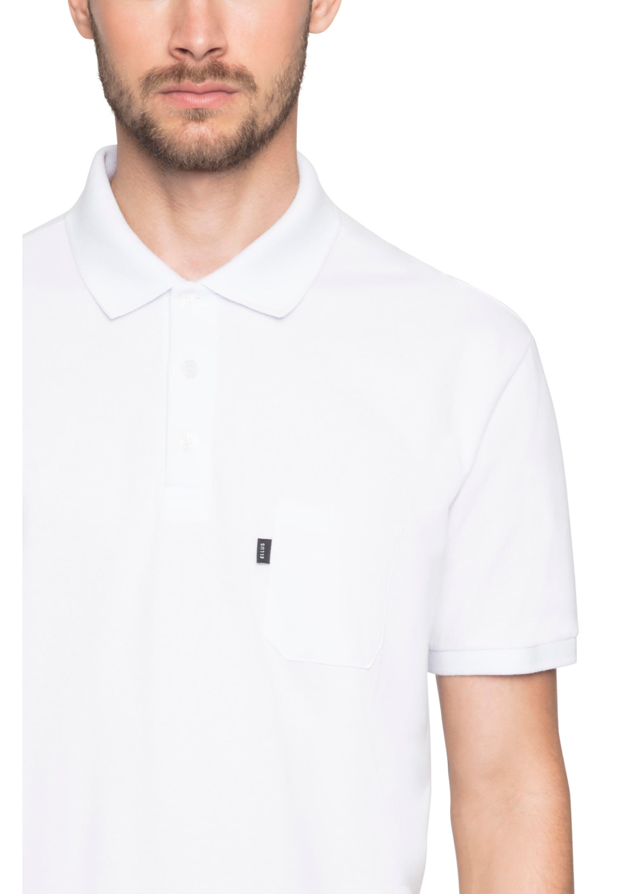Polo Piquet Pocket Classic Mc Branco