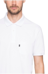 Polo Piquet Pocket Classic Mc Branco