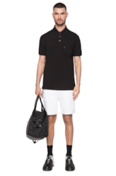 Polo Piquet Pocket Classic Mc Preto