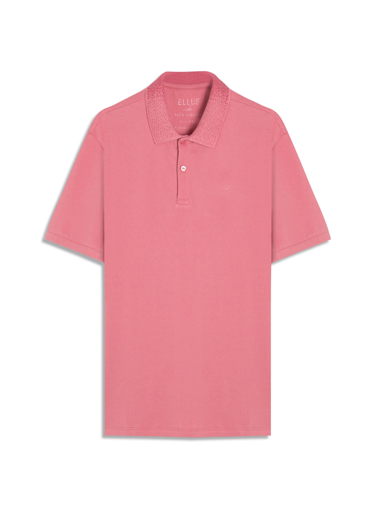 Polo Piquet Poker Ellus Classic Mc Rosa Gum