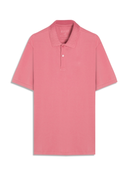 Polo Piquet Poker Ellus Classic Mc Rosa Gum