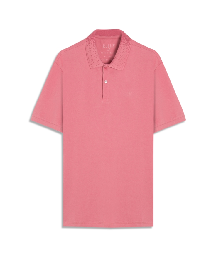 Polo Piquet Poker Ellus Classic Mc Rosa Gum