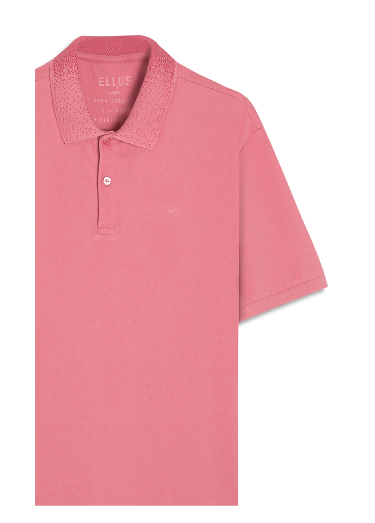 Polo Piquet Poker Ellus Classic Mc Rosa Gum