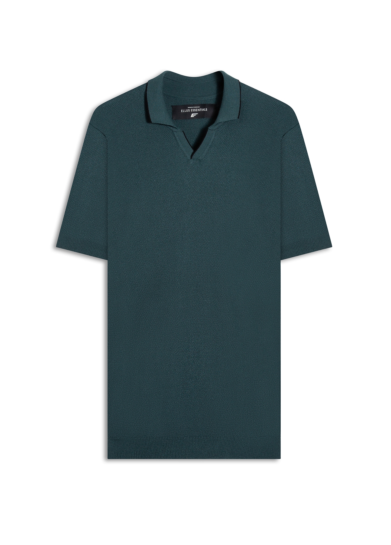 Polo Piquet Visco Blend Mc Verde Escuro