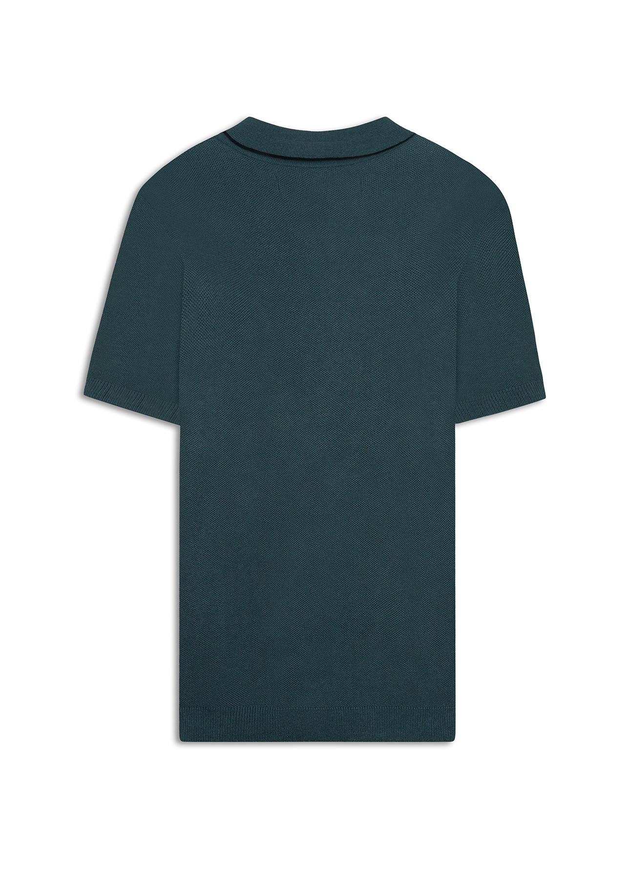 Polo Piquet Visco Blend Mc Verde Escuro