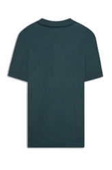 Polo Piquet Visco Blend Mc Verde Escuro