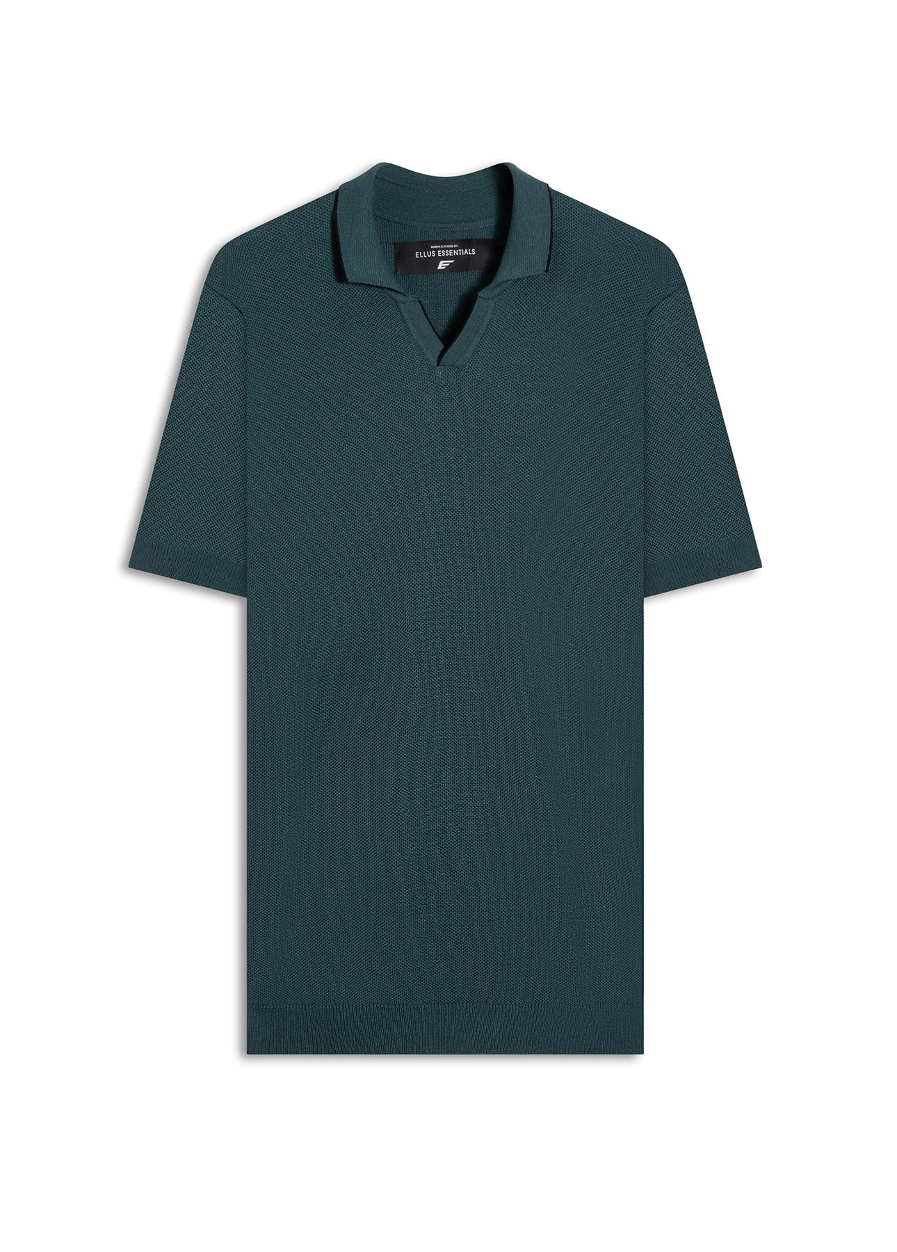 Polo Piquet Visco Blend Mc Verde Escuro
