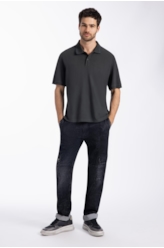Polo Piquet Washed Ellus Floresta