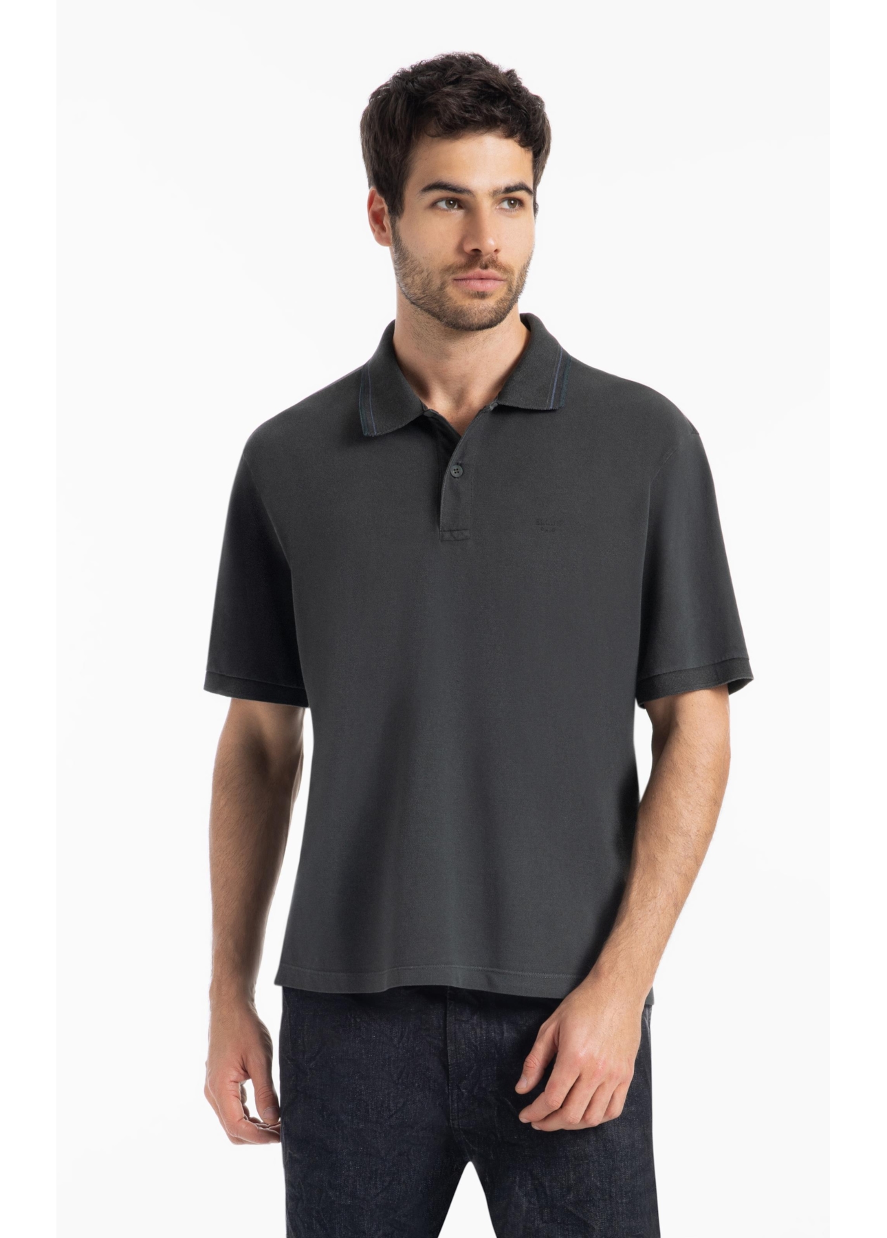 Polo Piquet Washed Ellus Floresta