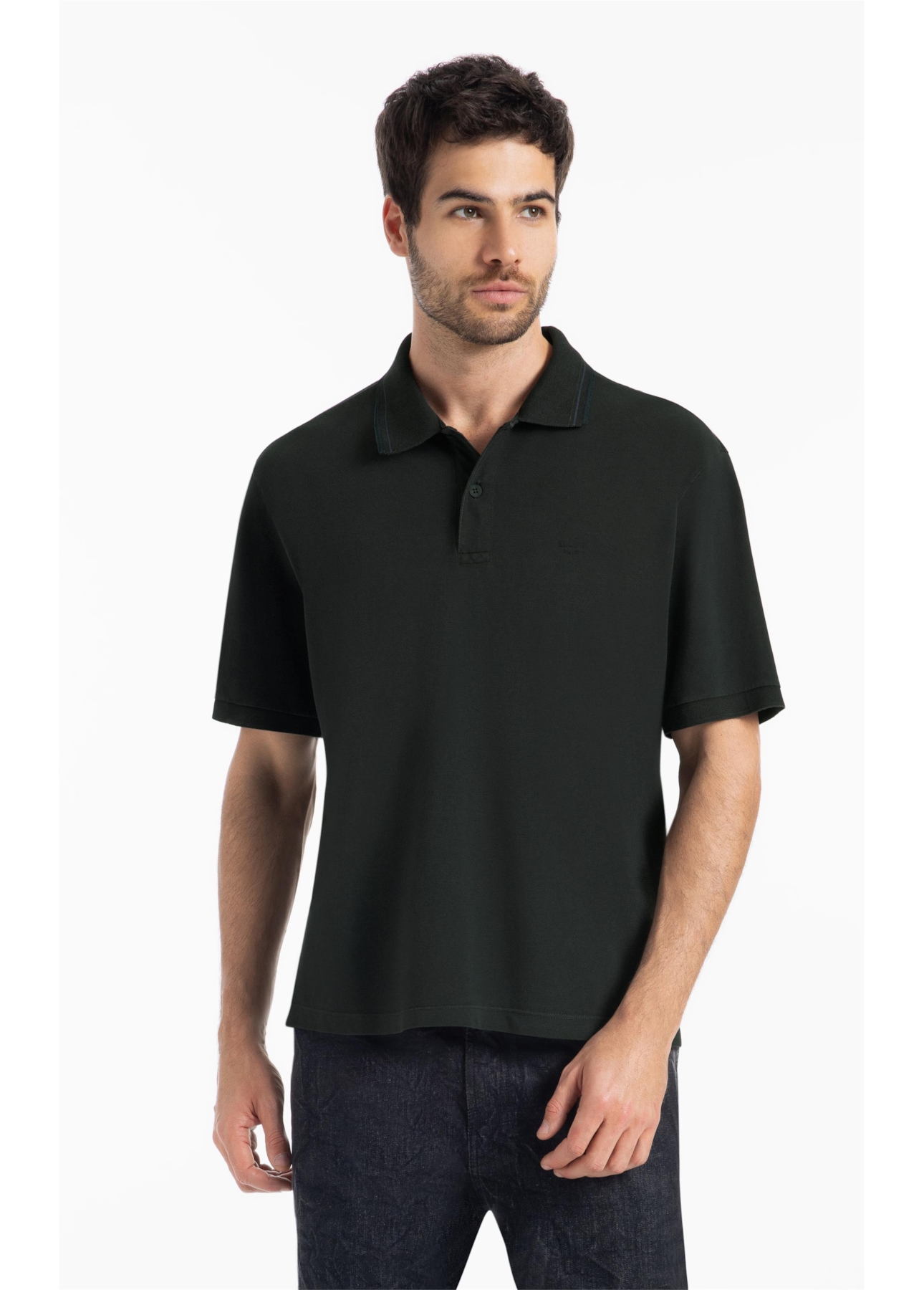 Polo Piquet Washed Ellus Floresta