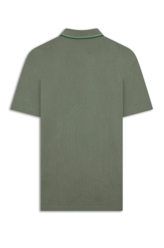 Polo Piquet Washed Ellus Frisos Classic Verde Army