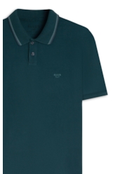 Polo Piquet Washed Ellus Frisos Classic Verde Jade