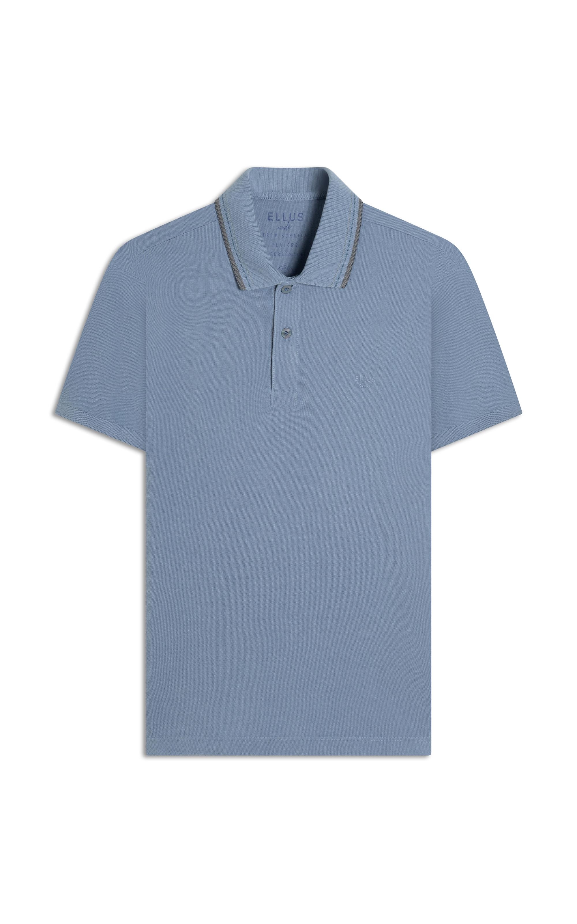 Polo Piquet Washed Ellus Orig Classic Azul Pervante
