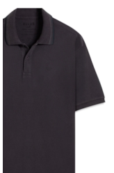 Polo Piquet Washed Ellus Plumbo
