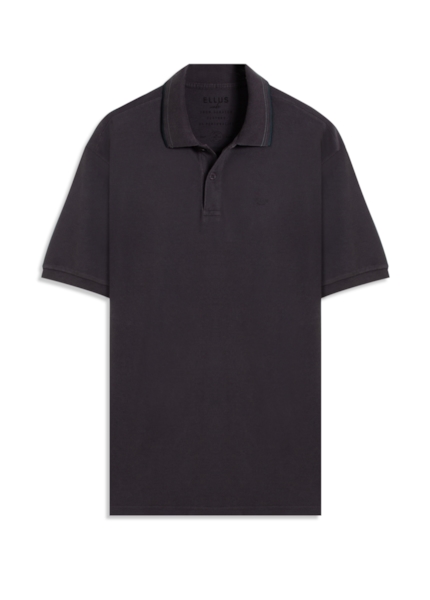 Polo Piquet Washed Ellus Plumbo