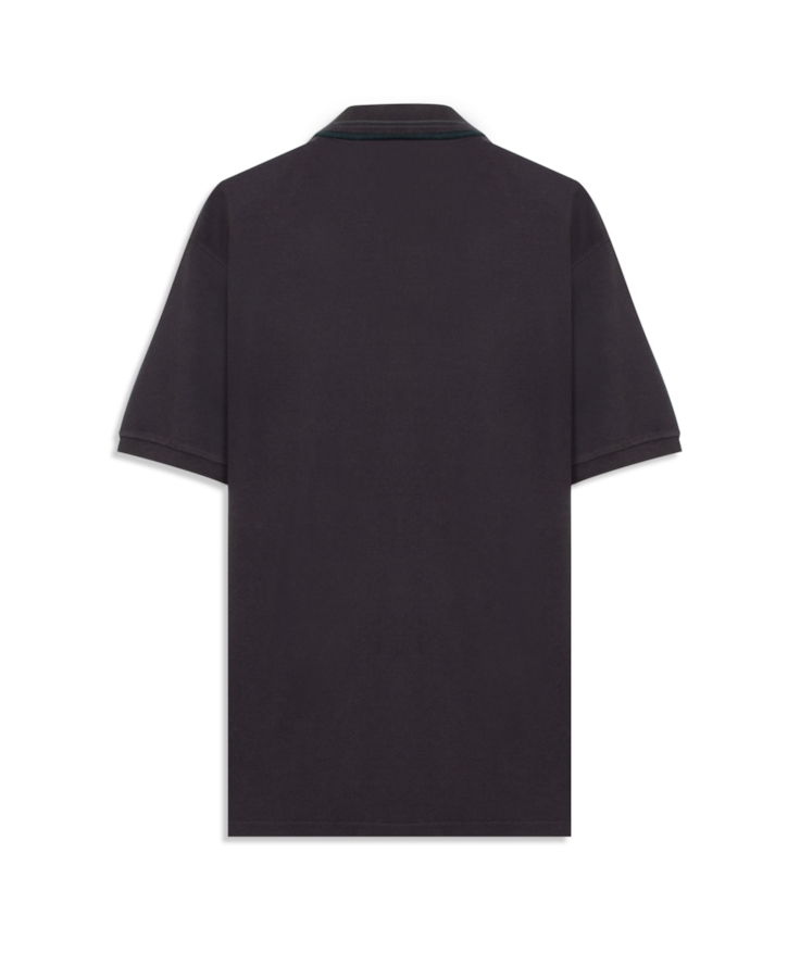 Polo Piquet Washed Ellus Plumbo