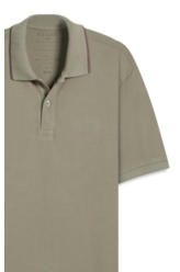 Polo Piquet Washed Ellus Silver