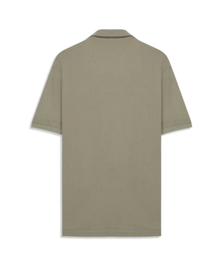 Polo Piquet Washed Ellus Silver